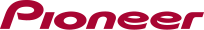 Pioneer Logo in the color red